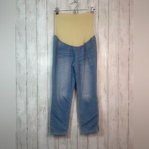 A:Glow Maternity Full Belly Panel Crop Jeggings Size 12